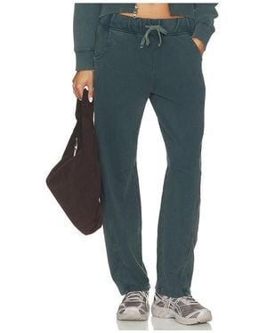 Bobi Barrel Leg Sweatpant - Blue