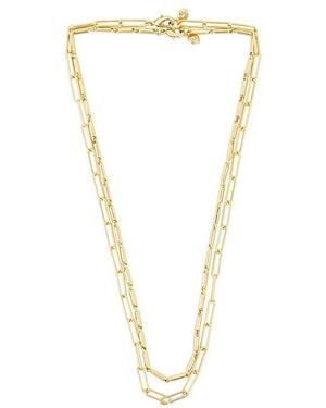 Roxanne Assoulin The Chain Reaction Short Duo Necklace - White