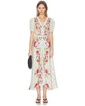 Saloni Kleid Lea - Weiß