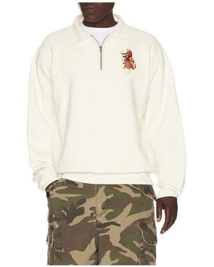 One Of These Days Lasso Sport Quarter Zip - Natural