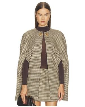 Sans Faff Argyle Cape - Natural