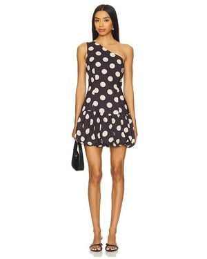 SNDY'S X Revolve Briella One Shoulder Mini Dress - Black