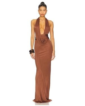 retroféte Payton Dress - Brown