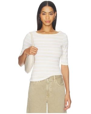 Citizens of Humanity Boatneck Slim Tee - Natural