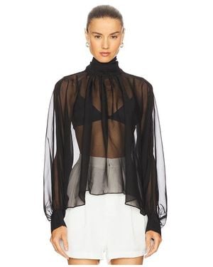 NonChalant Label Lilith Blouse - Black