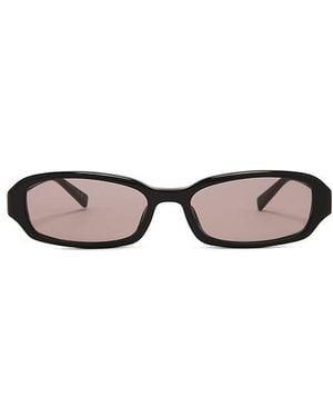 Saint Laurent Sl Logo Erin Rectangular Sunglasses - Multicolour