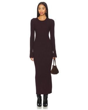Helmut Lang Open Back Rib Dress - Blue