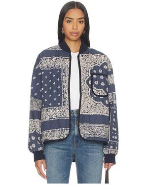 The Great The Quilted Bomber - Blue
