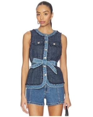 Cinq À Sept Joans Vest - Blue