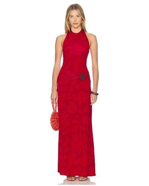 Cala De La Cruz Cairo Dress - Red