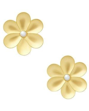 Brinker & Eliza Flora Earrings - Metallic