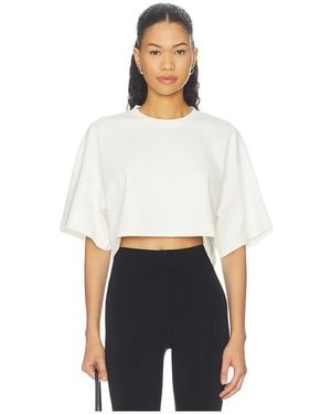 Ripley Rader Ponte Knit Crop Top - White