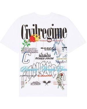 Civil Regime Core American Classic Oversized Tee - White