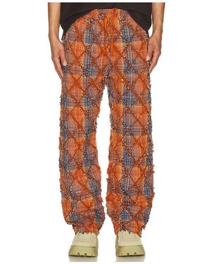 Pleasures Flanellhose Mystic - Orange