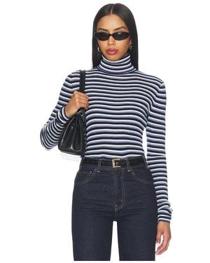 FAVORITE DAUGHTER The Amelia Long Sleeve Top - Blue