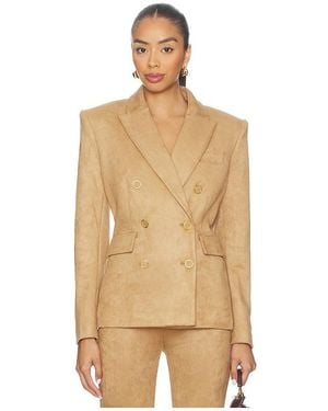 Generation Love Arielle Faux Suede Blazer - Natural