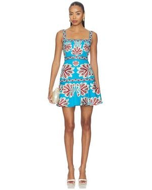 Alexis Saverine Dress - Blue