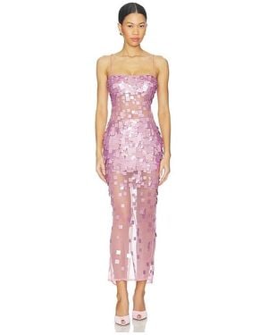 retroféte Carmin Embellished Dress - Red