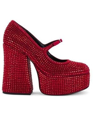 Marc Jacobs Plateauschuhe Mary Jane Kiki - Rot