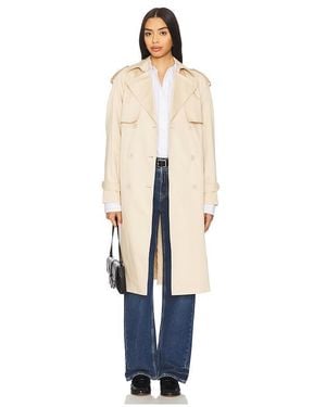 SOIA & KYO Fabiola Trench - White