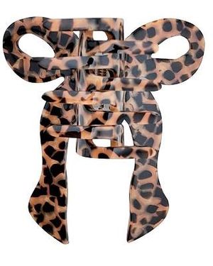 Solar Eclipse Pinza Coquette Bow Claw Hair Clip En Color Belleza: Na Talla - Multicolor