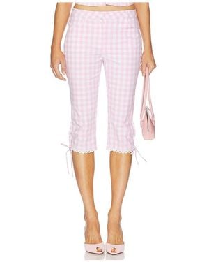 LoveShackFancy Elarose Pant - Pink