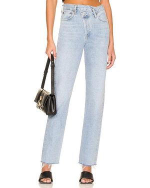 Agolde Denim Criss Cross - Blau