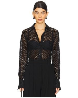 Rag & Bone Spitzenoberteil Yvette - Schwarz