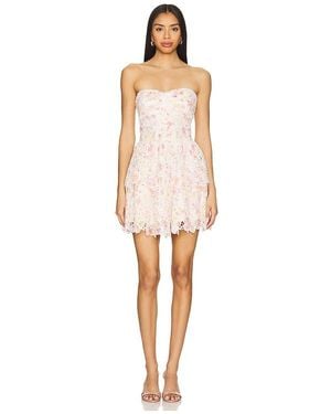 Line & Dot Rosa Mini Dress - White