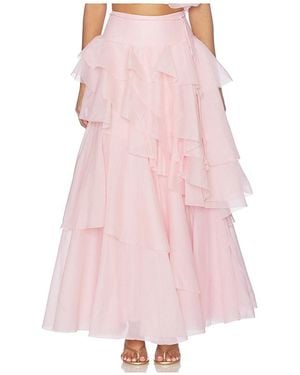 Aje. Villa Maxi Skirt - Pink
