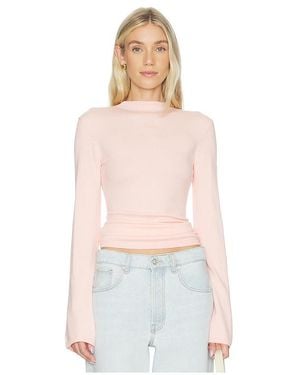 Lovers + Friends Jersey Joelle En Color Rosado Talla (También En Xs, Xxs, Xl) - Blanco