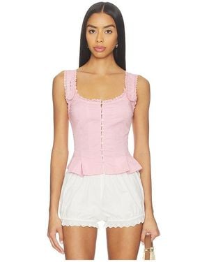 Free People Bridgette Corset Top - White