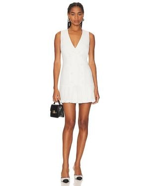 Amanda Uprichard Sleeveless Mesha Dress - White