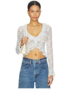 Lioness Long Nights Long Sleeve Top - Blue