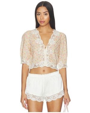 RIXO London Ursula Top - White