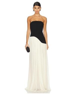 Lovers + Friends Alice Strapless Gown - White