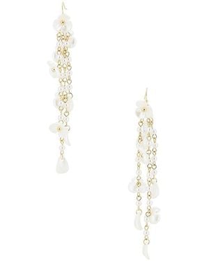 Lovers + Friends Prisca Earrings - White