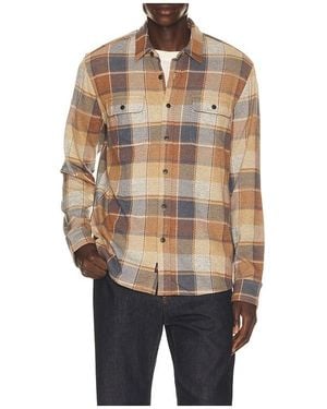 Faherty Legend Sweater Shirt - Blau