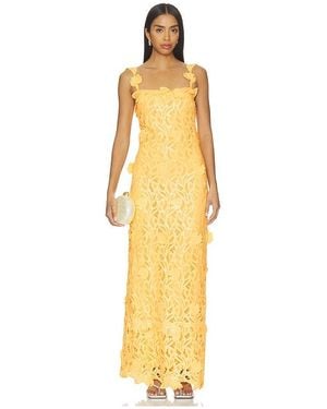 Jonathan Simkhai Marenna Embroidered Sequin Gown - Metallic