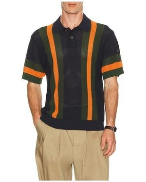 Obey Seth Knitted Polo - Multicolour