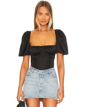 For Love & Lemons Dany ボディスーツ - ブラック