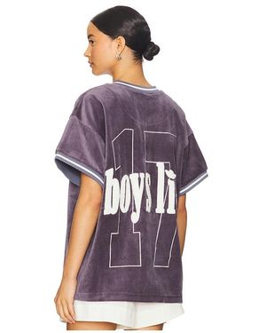 Boys Lie Step Up To The Plate Homerun Hero Top - Purple