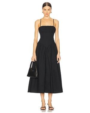 MAJORELLE Austin Midi Dress - Black