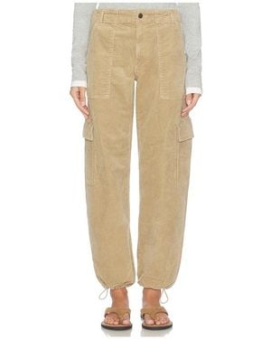 Pistola Honor Utility Cord Cargo Jeans - Natural