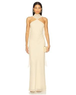 Amanda Uprichard Ashton Maxi Dress - Natural