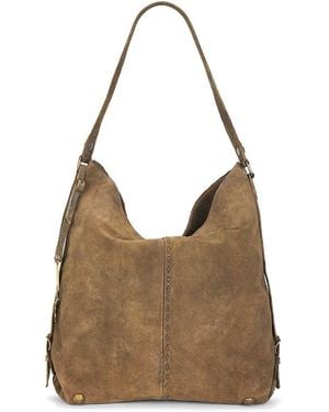 Free People Wtf Dallas Distressed Shoulder Bag - Brown