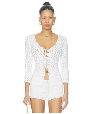 GUIZIO Rosalie Top - White