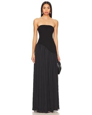 Lovers + Friends Alice Strapless Gown - Black