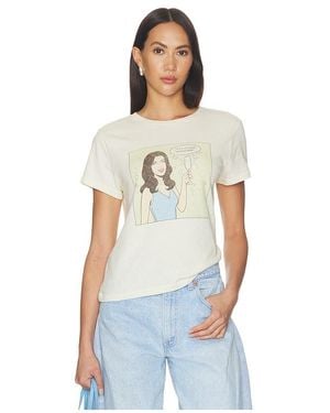 RE/DONE Classic Tee 5 O'Clock - White