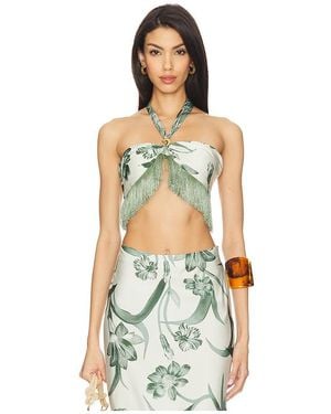 Rococo Sand Fringe Top - White